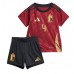 Belgium Wout Faes #4 Replica Home Minikit Euro 2024 Short Sleeve (+ pants)